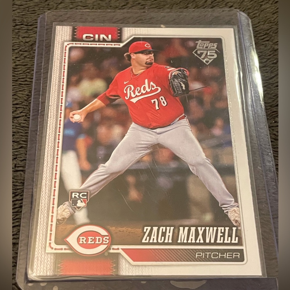 ZACH MAXWELL 2026 Topps Series 1 Rookie Card-75th Anniversary RC